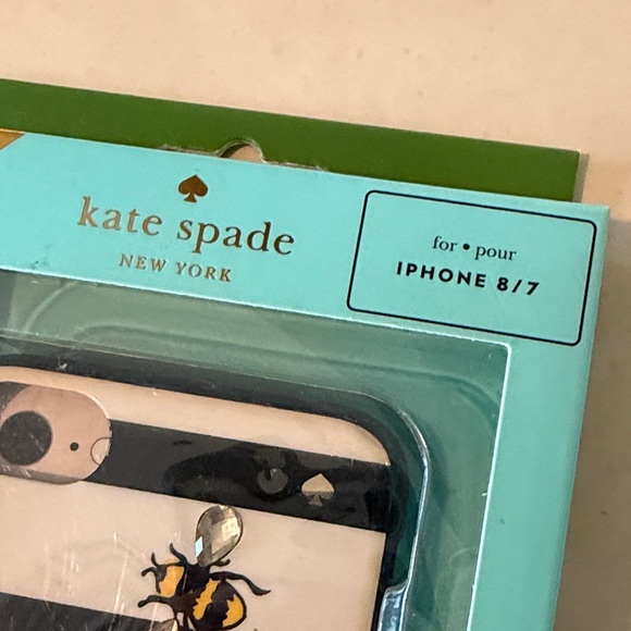 Kate Spade Striped Bee iPhone Case - iPhone 7/8 - Picture 2 of 5